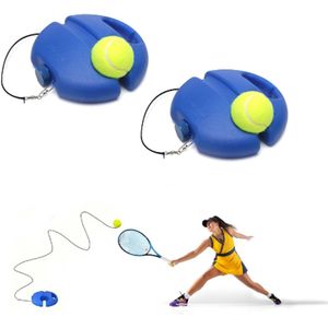 2 Pack Smashter Tennispaal® - Swingball - Tennis Paal - Tennispaal Swingbal - Tennispaal - Tennispaal Kinderen En Volwassenen – Tennis Trainer – Voor In de Tuin - 2 stuks