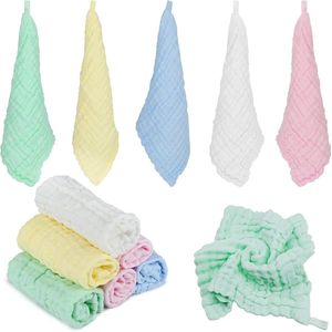 12 stuks babymousseline washandjes (30 x 30 cm), babyhanddoek, zachte babyhanddoeken, washandjes baby katoenen handdoek voor pasgeborenen baby