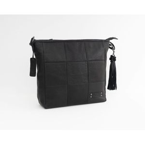 Bag2Bag Lederen Schoudertas Dames Sarnia Black Limited Edition