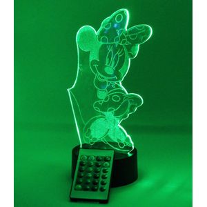 Hilset Creative 3D led lamp – Minnie mouse