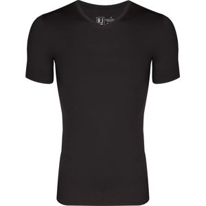 RJ Bodywear - Pure Color V-Hals T-Shirt  Zwart - L