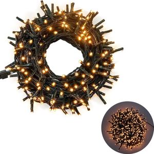 Cheqo® Kerstboomverlichting voor Binnen en Buiten - Kerstlampjes - Led Verlichting - Kerstverlichting - 480 LED - 36 Meter - Extra Warm Wit