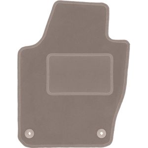 Beige bestuurdersmat voor: Skoda Fabia III hatchback, stationwagen (2014-)