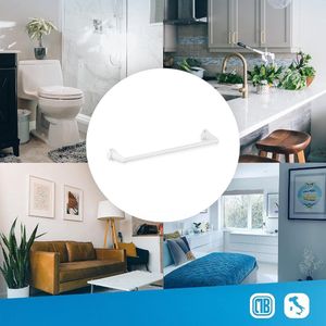 Handdoekstang voor Handy 36 - kan rechtstreeks op radiator worden bevestigd - wit