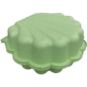 Schelp Zandbak met Deksel - Zand en Water Schelp - Speelgoed - Top Kwaliteit - Groen