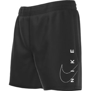 Nike jongens zwemshort split side logo zwart - 116