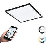 EGLO connect.z Salobrena-Z Smart Plafondlamp - 59,5 cm - Zwart/Wit - Instelbaar wit licht - Dimbaar - Zigbee