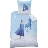 Disney Frozen Dekbedovertrek Mythical Water - Eenpersoons - 140 x 200 cm - Katoen