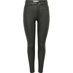 Jacqueline de Yong Broek Jdynewthunder Coated High Skn Pnt N 15211786 Forest Night Dames Maat - W25 X L34