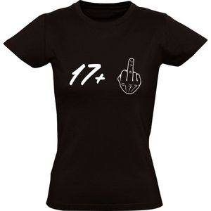 Achttien jaar Dames T-shirt - verjaardag - 18 jaar - feest - 18e verjaardag - verjaardagsshirt - volwassen - rijbewijs