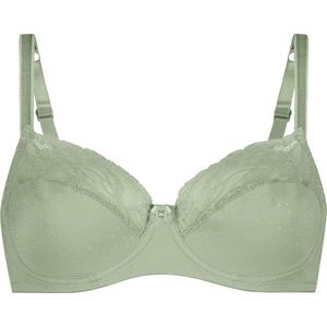 Hunkemöller Dames Lingerie Niet-voorgevormde beugel bh Sophie - Groen - maat F75