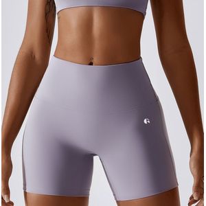 Gymcherries Maia Dames Fitness Short Grijs/Paars - XS