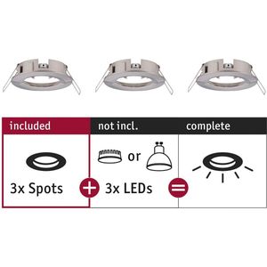 Inbouwring Paulmann EBL Choose 92479 N/A Vermogen: 10 W N/A