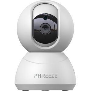 Phreeze Camera Beveiliging - IP Camera - Bedraad - APP - Wifi - 2K Quad HD 1440P - Slimme 360º Beveiligingscamera met App - Baby Monitor - Huisdiercamera - Camera Huisdier - Babyfoon met Microfoon, Speaker - Nederlands Merk