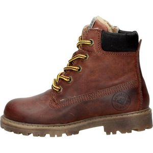 Develab Jongens Veterboots - 41073 - Cognac - Maat 25