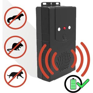 Sparckz Verjager® Marterverjager Auto 12V - incl. Batterijen - Anti Ongedierte Outdoor & Indoor - Marters, Muizen, Steenmarter & Ratten verjager