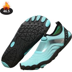 Livano Waterschoenen Voor Kinderen & Volwassenen - Aqua Shoes - Aquaschoenen - Afzwemschoenen - Zwemles Schoenen - Zee Blauw - 46.5