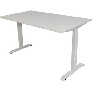 Office Hero® Cosmic - In hoogte verstelbaar bureau wit frame - Game bureau - Computertafel - Werktafel - 100x80 - Wit