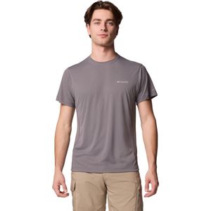 Columbia Zero Rules™ Light SS Crew Heren Outdoorshirt - Grey