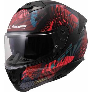 LS2 FF808 STREAM II JUNGLE M.BLACK PINK BLUE-06 XXL - Maat 2XL - Helm