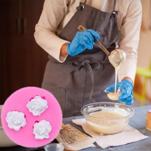 Silicone Moulds, Flowers, Mini Roses, Small Daisies, Bloem siliconen set 3D Baking Mould 6pcs