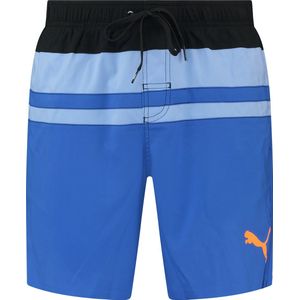 Puma Zwembroek Heren Heritage Stripe Mid Shorts Benjamin Blue Combo - Maat S