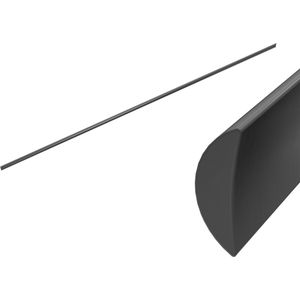 Owen & Fich Waterdichte Vloer Strip Brushed Gun Metal | Geborsteld Gun Metal PVD 750mm