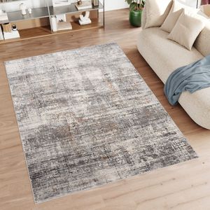 Tapiso Feyruz Vloerkleed Grijs Beige Modern Slaapkamer Woonkamer Tapijt Maat- 160x230