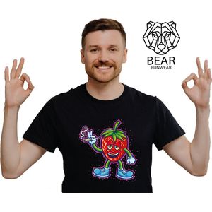 Stoned aardbei | Funshirt | Grappig t-shirt | Maat XXL