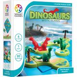 SmartGames Dinosaurs Mystic Islands - Red de groene dino's van de T-rex met 80 uitdagende opdrachten!