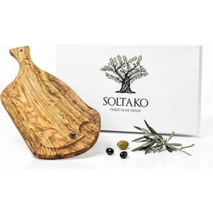SOLTAKO serveerplank olijfhout ‘The Smokey’ 40-43 cm