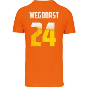 T-shirt Wegdorst 24 Bier | Oranje Shirt | Koningsdag Kleding | Oranje | maat 3XL