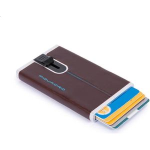 Piquadro Blue Square Leren RFID Creditcardhouder - Bruin