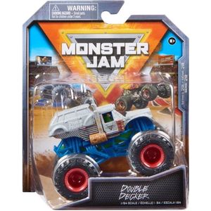 Monster Jam truck Double Decker - monstertruck 9 cm schaal 1:64