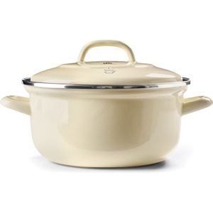 BK Indigo Braadpan - Ø 22 cm/3,25 l - Crème - Inductie