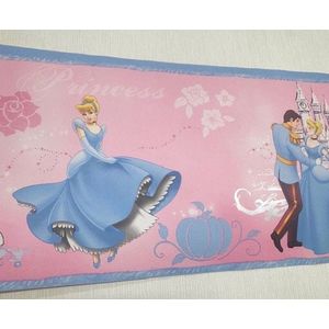 Cinderella behangrand prins en prinsessen border