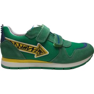 Naturino Mt 35 velcro's lederen sportieve sneakers Crunch Groen geel