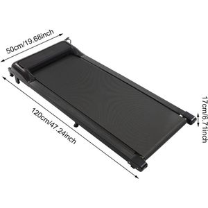 LifeStages - Loopband Inklapbaar - Opvouwbare Loopband Voor Thuis - 2-In-1 Opvouwbare Loopband Met Groot Loopvlak En LED-Display - 6 Km/U Loopband Voor Thuis - Stille Bureauloopband Voor Kantoor