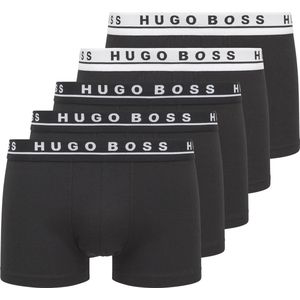 Hugo Boss - Boxershorts 5-Pack Essentials Zwart - Heren - Maat XL - Body-fit