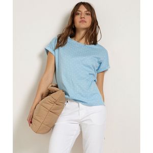 terStal Pescara - Dames / Volwassenen Basic T Shirt met Print - XL - Blauw