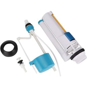 Inlaatventiel spoelset wc-kit 285 mm - complete reparatieset voor wc spoelbak - dubbele spoelbak - accessoires - reparatie inlaatventiel