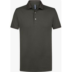 Profuomo slim fit heren polo - groen - Maat: S