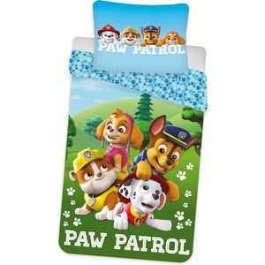 PAW Patrol Go Team Paw Dekbedovertrek Glow In The Dark - Eenpersoons - 140 X 200 Cm - Katoen