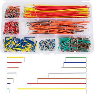Jumper Wire Kit Dupont-kabel Arduino Raspberry Pi-stekker naar stekker 14 lengtes met opbergdoos 560 stuks