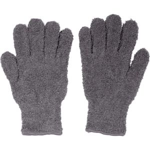 Autowashandjes - Vingers absorberende microvezel autowashandschoen (grijs) .