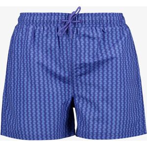 Osaga heren zwemshort blauw met grafische print - Maat XL - Zwembroek