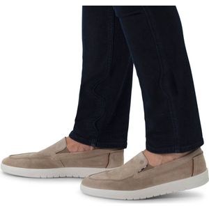 No Stress - Heren - Beige suède loafers - Maat 44