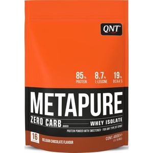 QNT Koolhydraatarm Zero Carb Metapure 480 gram Chocolate