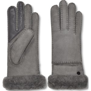 UGG W Seamed Tech Glove Dames Handschoenen - Grijs - Maat S
