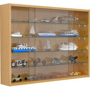 VCM - Drivalo M - Vitrinekast - Hout - Glazen Deuren - Wandmontage